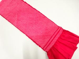 正絹　絞り　振袖用帯揚げ